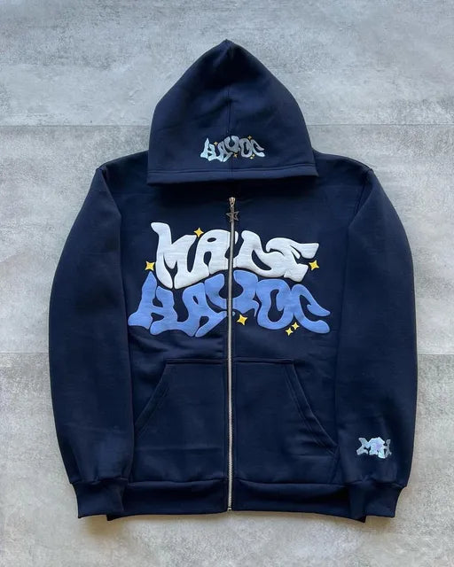 Havoc letter print Hoodies