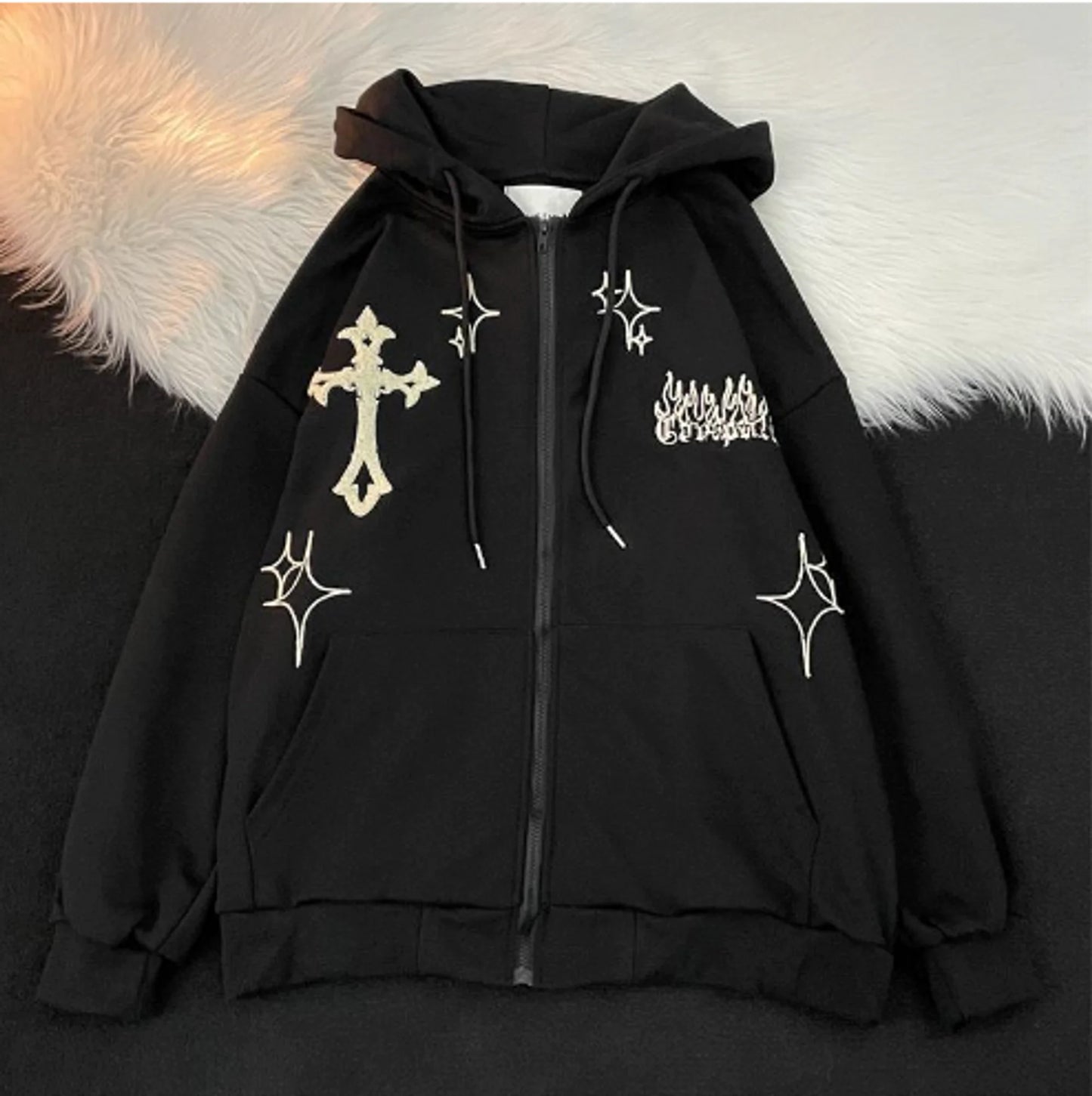 Women’s Vintage Embroidery Hoodies