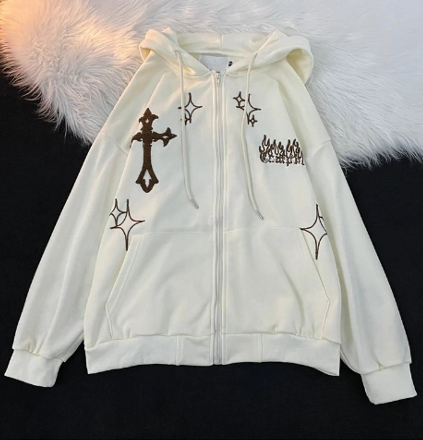 Women’s Vintage Embroidery Hoodies