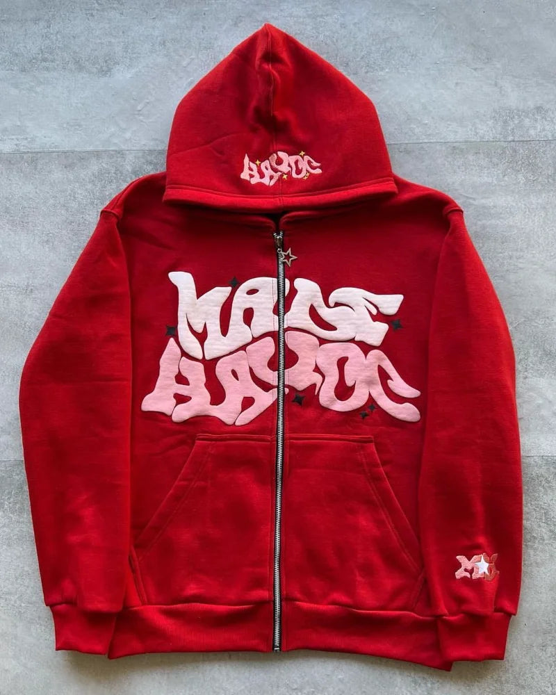 Havoc letter print Hoodies