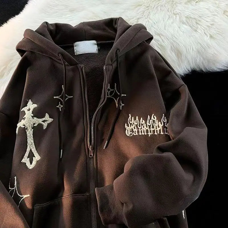 Women’s Vintage Embroidery Hoodies