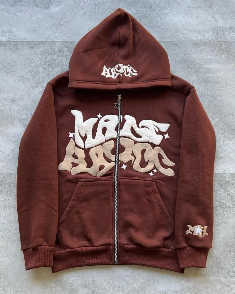 Havoc letter print Hoodies